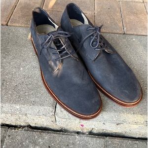 SOLD New Banana Republic blue suede shoes.